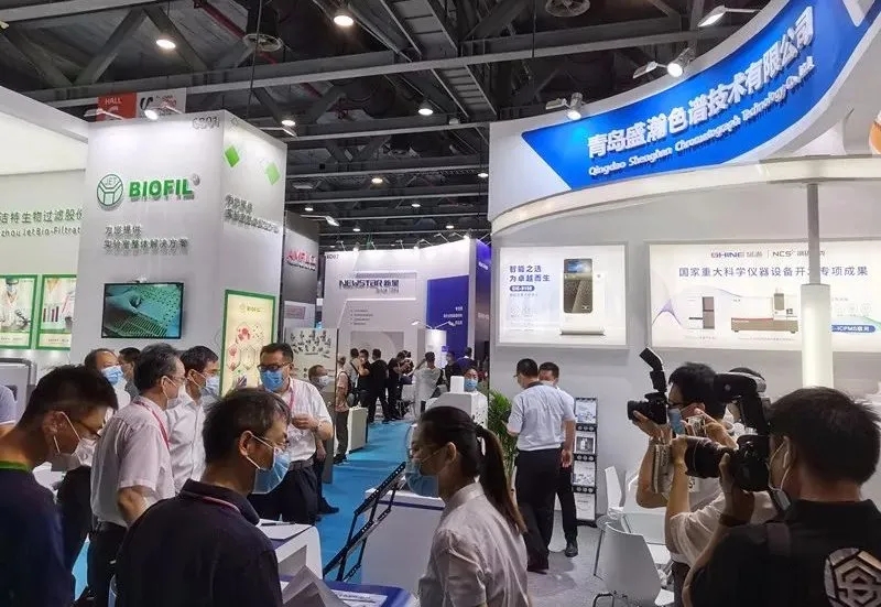 博天堂集团色谱展位展会现场